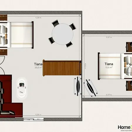 Haus Am Ufer Mit Rheinpanoramablick Lägenhet *